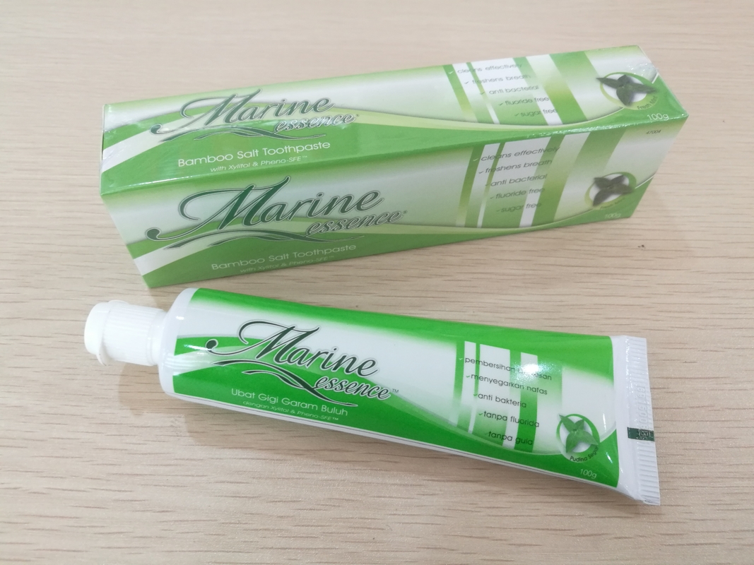OEM Oral Hygiene ยาสีฟันเกลือไม้ไผ่โซเดียมฟลูออไรด์อายุการเก็บรักษา 3 ปี