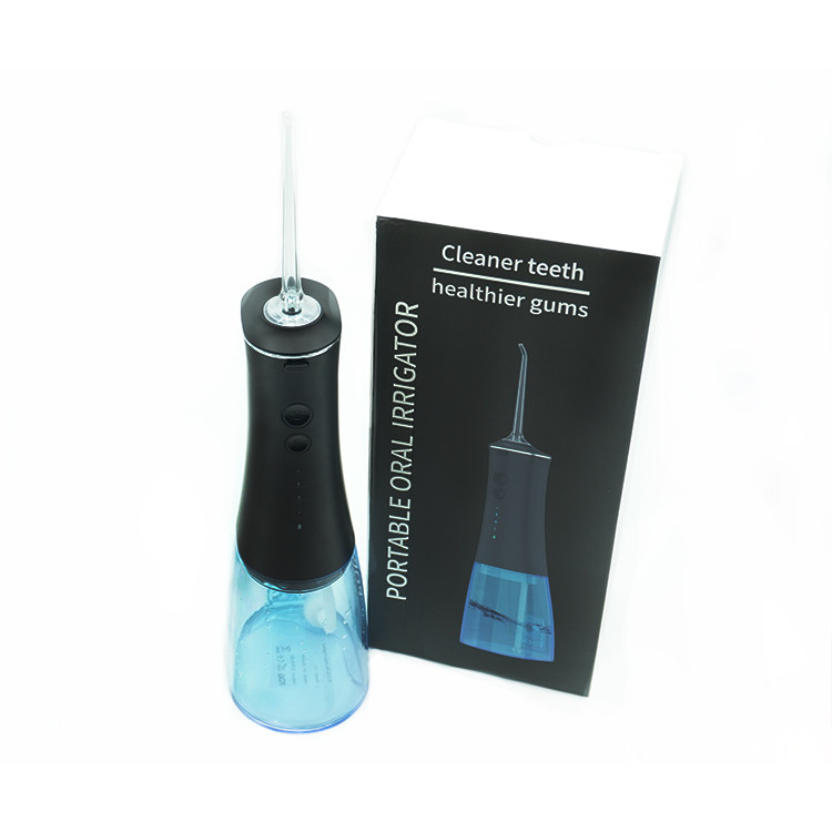 มือถือแบบชาร์จไฟทันตกรรมไฟฟ้าอากาศ Flosser พลังงานไร้สาย Irrigator น้ำในช่องปากทำความสะอาดฟัน Flosser น้ำ