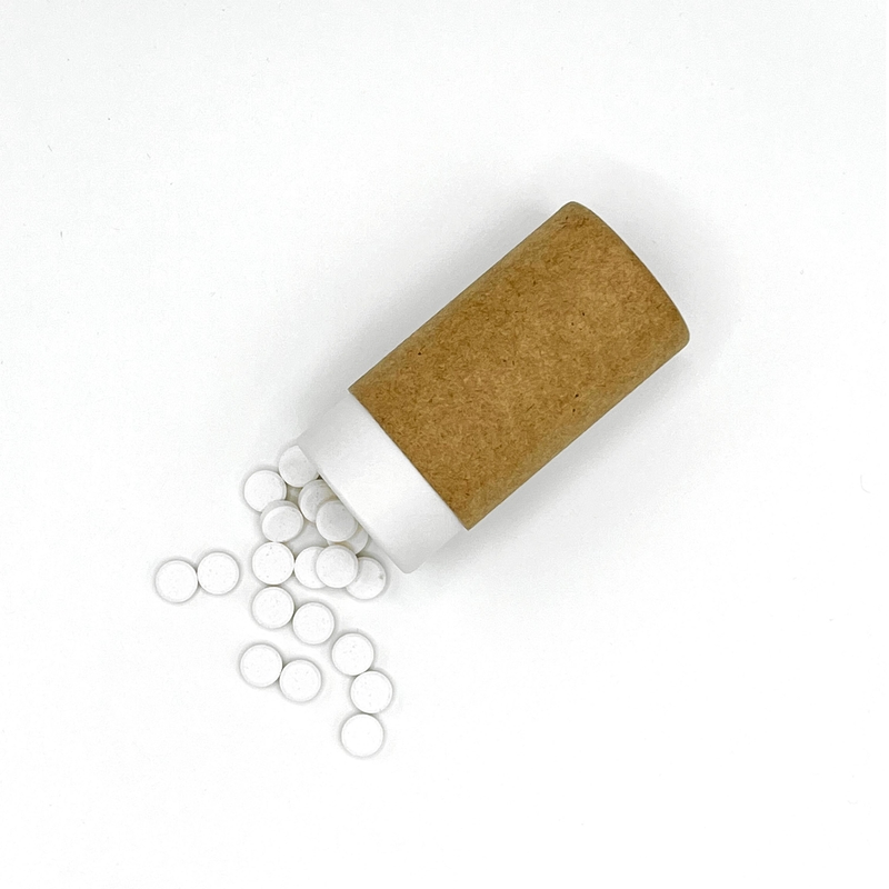 ยาสีฟันเม็ดรสมิ้นต์แบบพกพา Zero Waste น้ำยาบ้วนปากฟอกสีฟันธรรมชาติที่เป็นของแข็ง