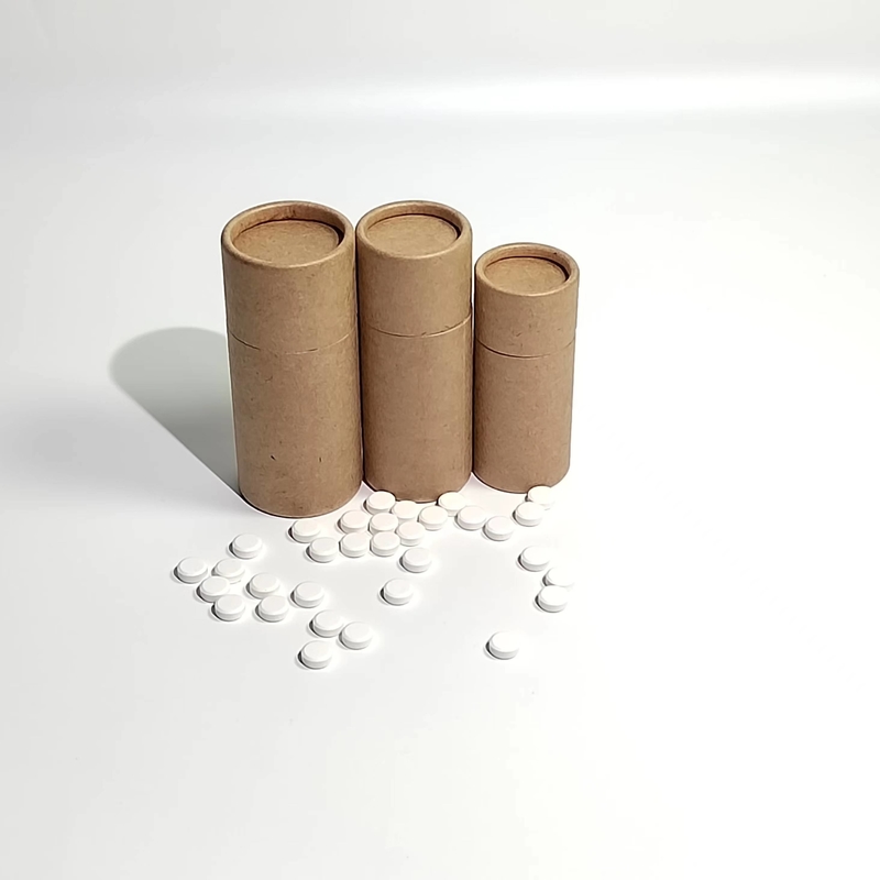 ยาสีฟันเม็ดรสมิ้นต์แบบพกพา Zero Waste น้ำยาบ้วนปากฟอกสีฟันธรรมชาติที่เป็นของแข็ง