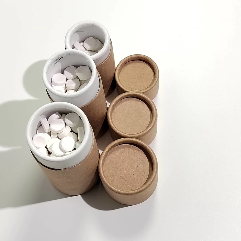 ยาสีฟันเม็ดรสมิ้นต์แบบพกพา Zero Waste น้ำยาบ้วนปากฟอกสีฟันธรรมชาติที่เป็นของแข็ง