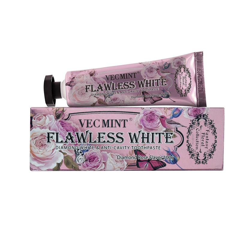 รสดอกไม้ Aloe Vera ยาสีฟัน 100 กรัม ท่อฟันขาว การบํารุงฟันด้วย LILY / ROSE / Osmanthus