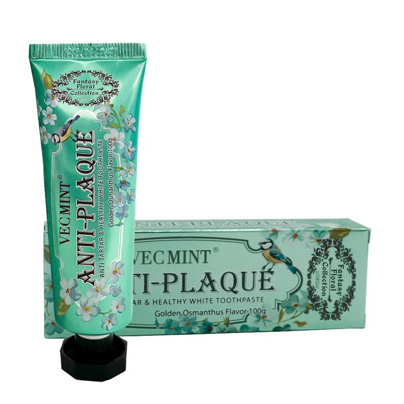 รสดอกไม้ Aloe Vera ยาสีฟัน 100 กรัม ท่อฟันขาว การบํารุงฟันด้วย LILY / ROSE / Osmanthus