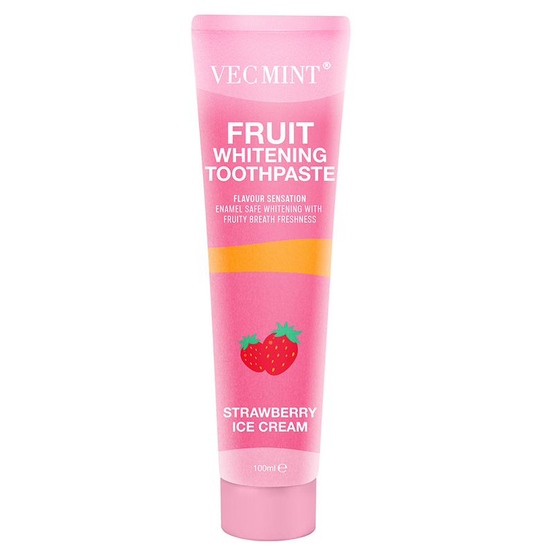 Herbal Fruit Whitening Toothpaste for Adults Customized Oem สูตรขาวฟันแบบอ่อนโยน