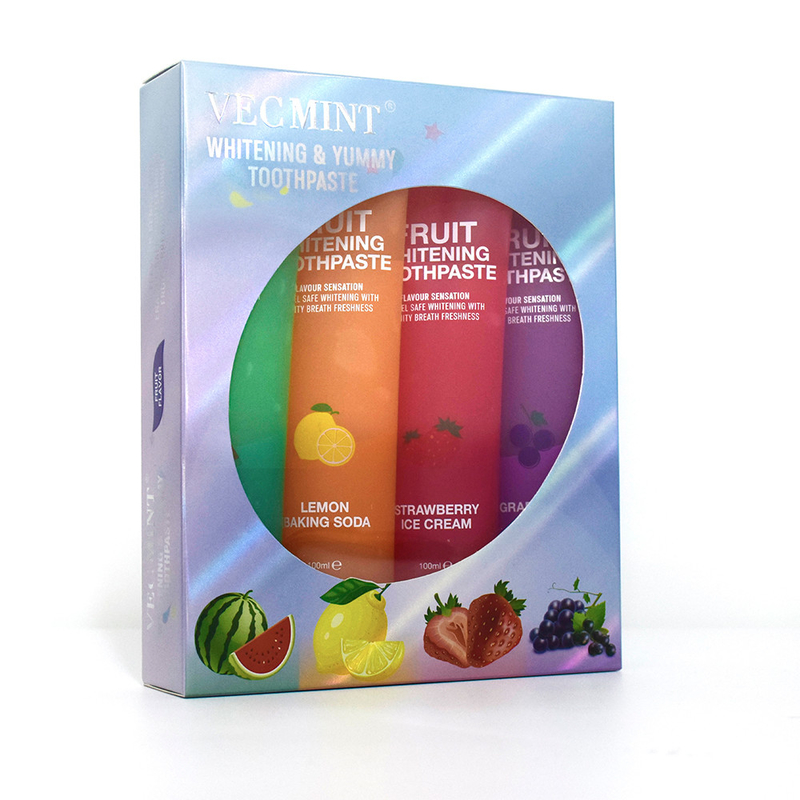 Herbal Fruit Whitening Toothpaste for Adults Customized Oem สูตรขาวฟันแบบอ่อนโยน