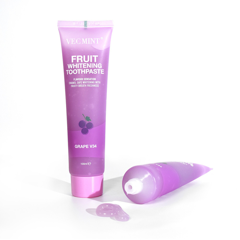 VEC MINT 100 ml รสผลไม้ การทําสีฟัน การทําความสะอาดพื้นฐาน การดูแลปาก