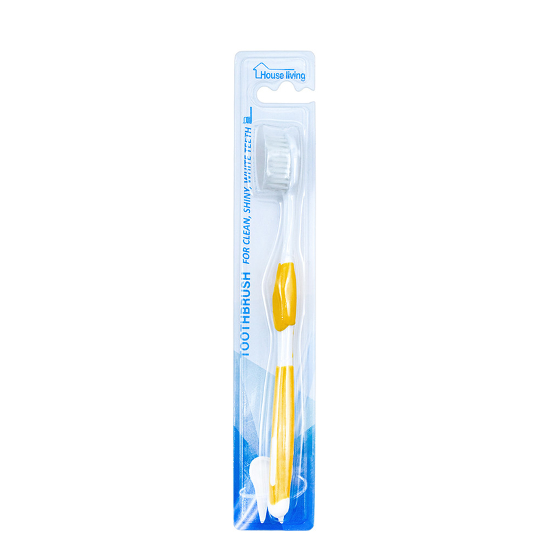 ขายปลีก การเดินทางสําหรับผู้ใหญ่ที่กําหนดเอง โรงแรมบ้าน พลาสติกอ่อน Bristle บ้านใช้งานแปรงสีฟันในกระดาษ blister
