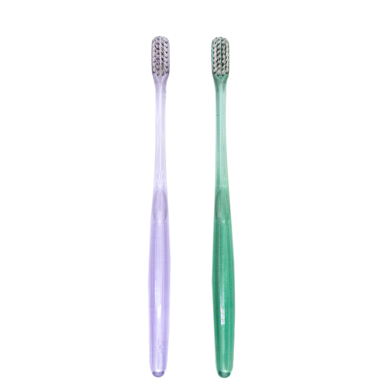 ขายปลีก การเดินทางสําหรับผู้ใหญ่ที่กําหนดเอง โรงแรมบ้าน พลาสติกอ่อน Bristle บ้านใช้งานแปรงสีฟันในกระดาษ blister