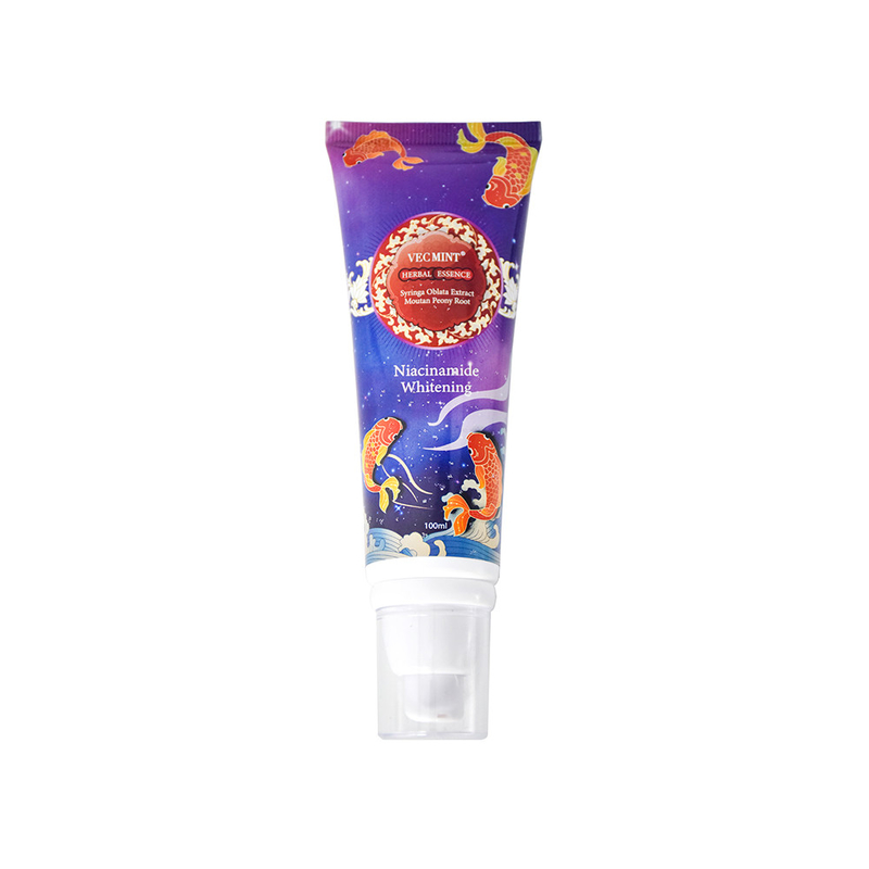 VECMINT HERBAL ESSENCE นิยาซินามิด น้ํายาแป้งฟันสีขาว 100 กรัม สําหรับฟันแข็งแรง ขายร้อน โรงงาน ส่งตรง
