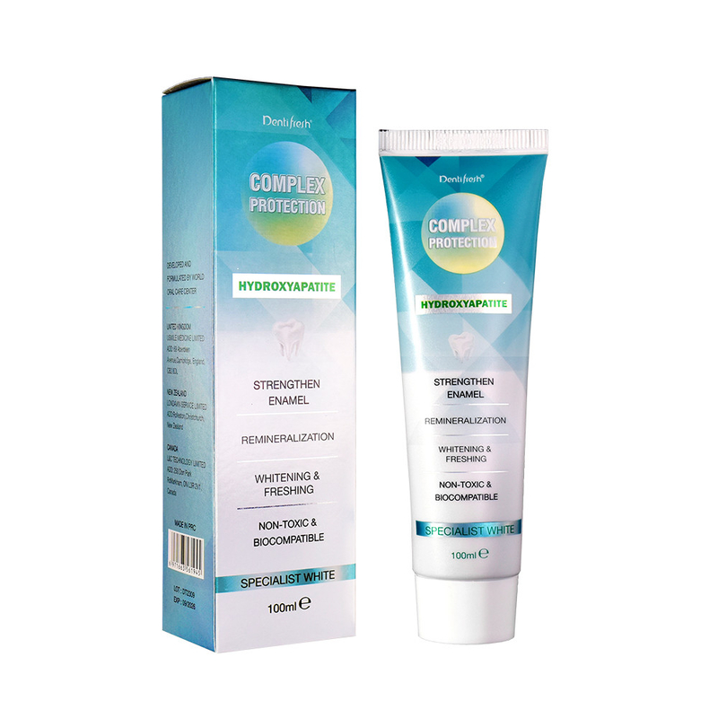 DENTIFRESH 100 กรัม น้ํามันไฮโดรคเซียปาไทต์ น้ํามันเห็ด น้ํามันเห็ด น้ํามันเห็ด น้ํามันเห็ด สําหรับผู้ใหญ่ น้ํามันเห็ด น้ํามันเห็ด Logo Custom