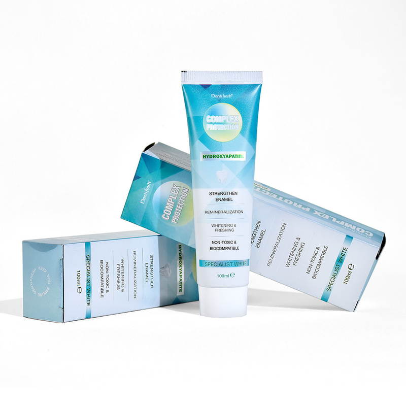 DENTIFRESH 100 กรัม น้ํามันไฮโดรคเซียปาไทต์ น้ํามันเห็ด น้ํามันเห็ด น้ํามันเห็ด น้ํามันเห็ด สําหรับผู้ใหญ่ น้ํามันเห็ด น้ํามันเห็ด Logo Custom