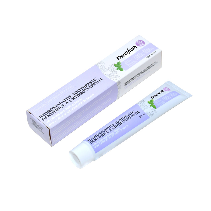 ฟลูอริดฟรีฟัน - ปรัชต์ฟันฟรี 80 มิลลิลิตร - สูตรไฮดรอ็กซียาปาไทต์ที่มีไซลิโตลและซอดาเบิกสําหรับสุขภาพปาก