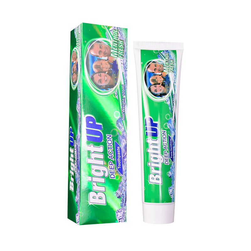 สว่างขึ้น Deep Action Menthol แปรงสีฟันสด 120 มล - ประสบความรู้สึกเย็นทันที