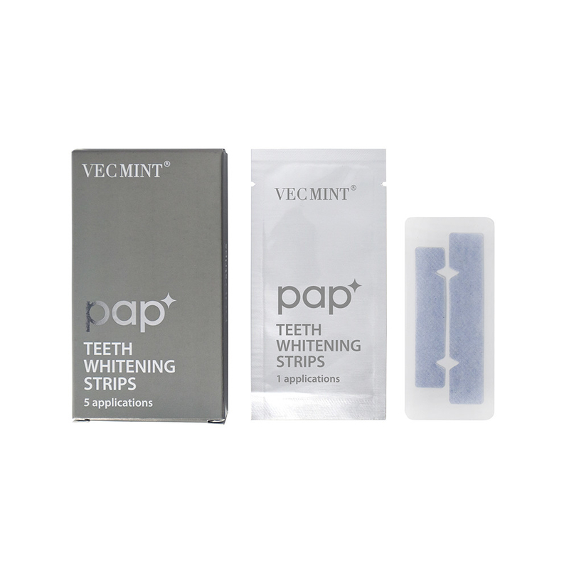 VECMINT pap* สตริปขาวฟันระดับสูง - แพ็ค 5 แอพลิเคชั่น ยิ้มขาวที่ยั่งยืน
