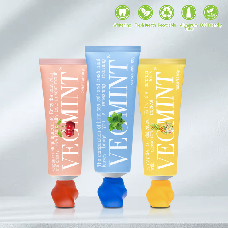 VECMINT ทะเลเกลือ & แป้งเห็ดฟันแป้ง - ออกจากปากของคุณสด 100g โรงงานขายส่ง