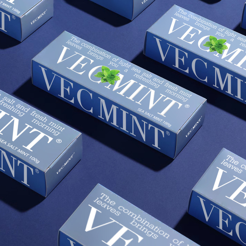 VECMINT ทะเลเกลือ & แป้งเห็ดฟันแป้ง - ออกจากปากของคุณสด 100g โรงงานขายส่ง