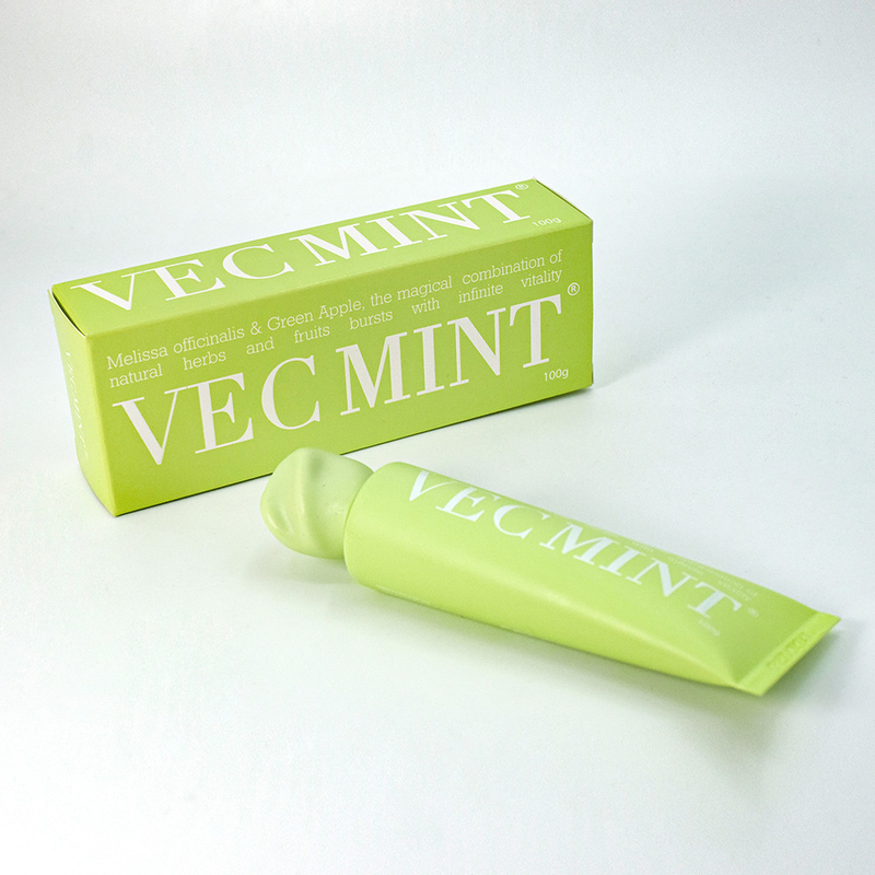 VECMINT 100g ยาสีฟัน: ปลดปล่อยพลังทางปาก ด้วยสมุนไพรและผลไม้ธรรมชาติมหัศจรรย์ (Melissa officinalis & Green Apple)