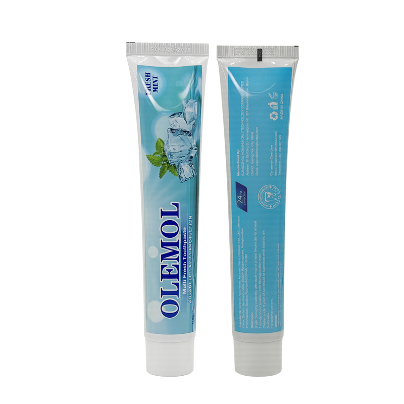 ยาสีฟัน OLEMOL Multi Fresh ขนาด 100 กรัม - รสมิ้นท์สดชื่น พร้อมปกป้องฟันผุขั้นสูง เพื่อสุขอนามัยช่องปากและการดูแลฟันในชีวิตประจำวัน