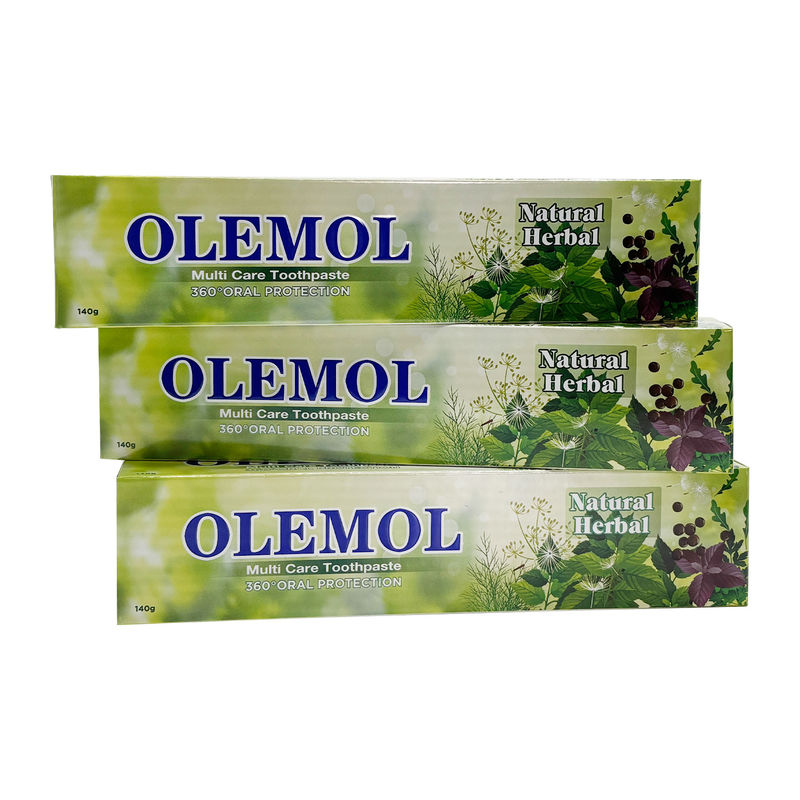 OLEMOL Multi White Toothpaste 90g - สูตรขาวและกําจัดคราบสูงสุดเพื่อให้ฟันขาวและดูแลฟันทุกวันได้อย่างมีประสิทธิภาพ