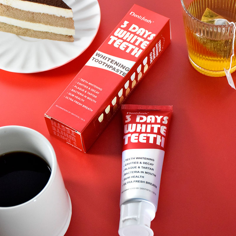 ยาสีฟันฟอกสีฟันขั้นสูง 3 วัน ส่วนผสมโซเดียมไฟเตทเพื่อรอยยิ้มที่สดใส