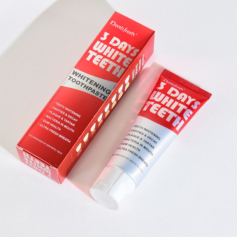 ยาสีฟันฟอกสีฟันขั้นสูง 3 วัน ส่วนผสมโซเดียมไฟเตทเพื่อรอยยิ้มที่สดใส