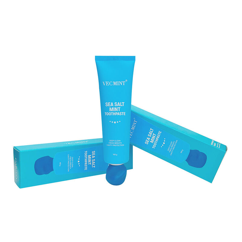 VECMINT 100 กรัม น้ําตาลทะเล น้ําปุ๋ยแป้งฟัน - ฟันสะอาดลึกและหายใจสด การดูแลฟัน