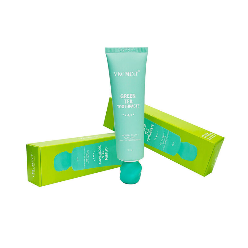 ยาวนาน ตลอดวัน น้ําชาเขียวสดแป้งฟัน VECMINT - สารสกัดธรรมชาติ 100% สะอาดธรรมชาติและความสดชื่นต่อการบํารุงปาก (100 กรัม)
