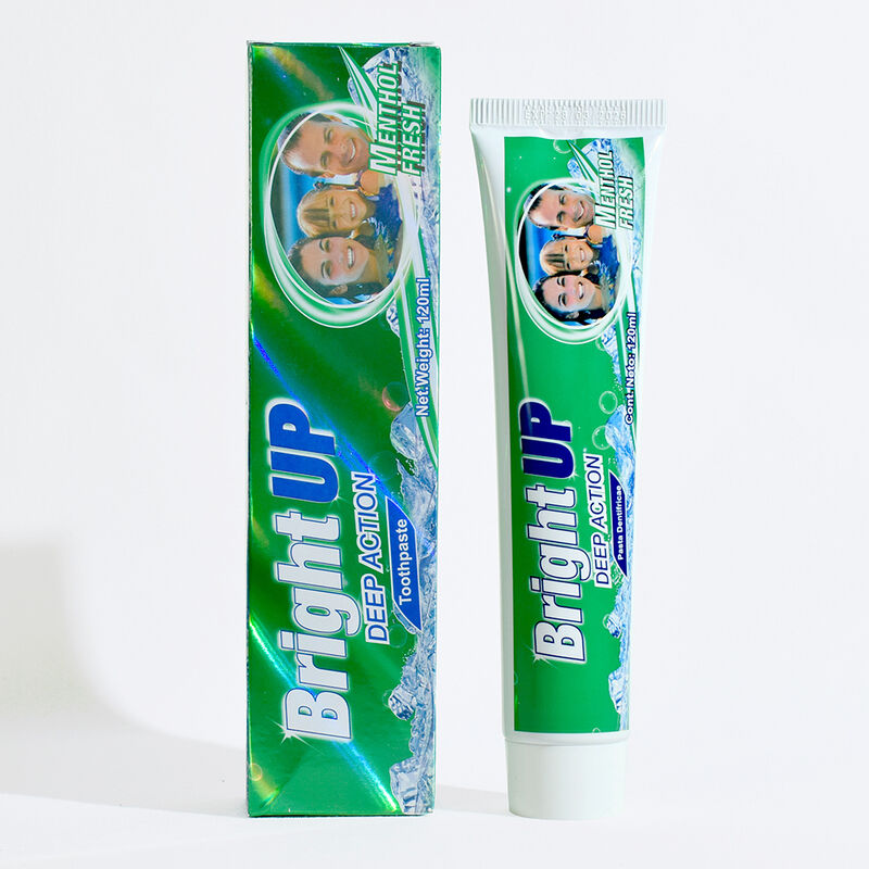 Bright up Menthol Fresh Deep Action Toothpaste 120ml Mint Flavor Oral Hygiene Bulk Order Wholesale Dental Care Products