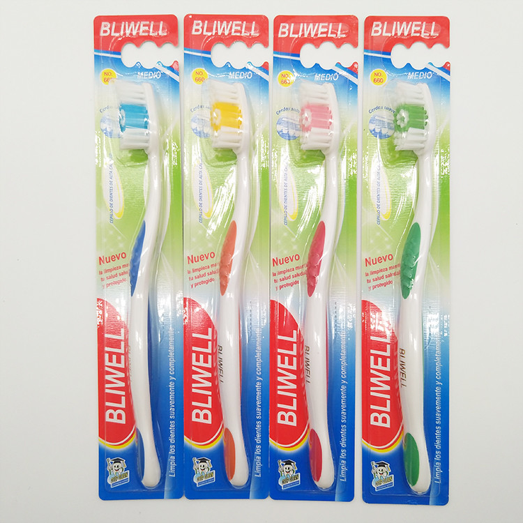 ขายส่ง OEM เป็นมิตรกับสิ่งแวดล้อมสีจับพลาสติกช่องปากสะอาดแปรงสีฟันนำมาใช้ใหม่