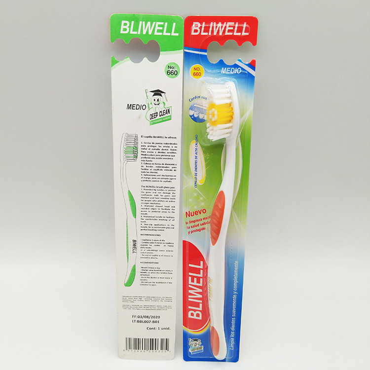 ขายส่ง OEM เป็นมิตรกับสิ่งแวดล้อมสีจับพลาสติกช่องปากสะอาดแปรงสีฟันนำมาใช้ใหม่