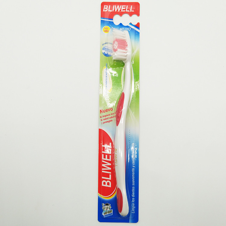 ขายส่ง OEM เป็นมิตรกับสิ่งแวดล้อมสีจับพลาสติกช่องปากสะอาดแปรงสีฟันนำมาใช้ใหม่
